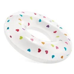 Schwimmring mit Herz, strapazierfähig, 81 cm lang