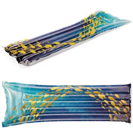 Schwimmmatratze in Fischform, ideal zum Spielen im Wasser