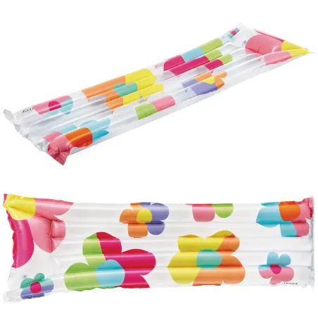 Luftmatratze Blumen Intex 59720, ideal für Wasserspaß mit buntem Design