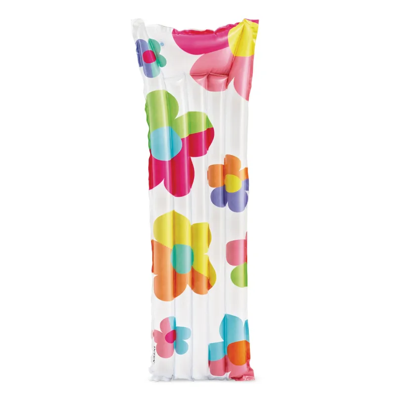 Bunte Luftmatratze Blumen Intex 59720, ideal für den Sommer