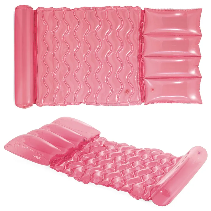 Rosa Luftmatratze Intex 58725, bequem und langlebig, ideal für Wasseraktivitäten