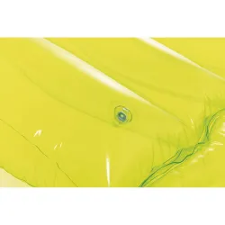 Limettenfarbene Schwimmmatte, ideal für Kinder und Erwachsene im Wasser