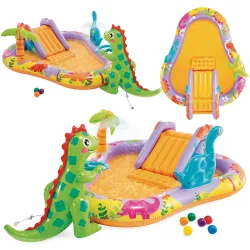 Aufblasbarer Dinosaurier Spielplatz Intex 56139
