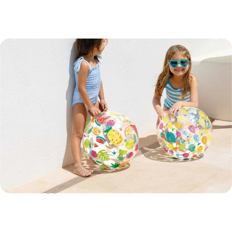 Aufblasbare Strandball, ideal für Garten- oder Strandspiele, 51 cm groß