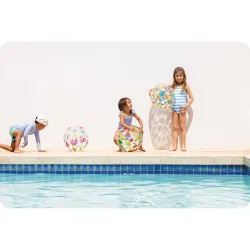 Strandball für Kinder, 51 cm, ideal für Wasser- und Strandspiele