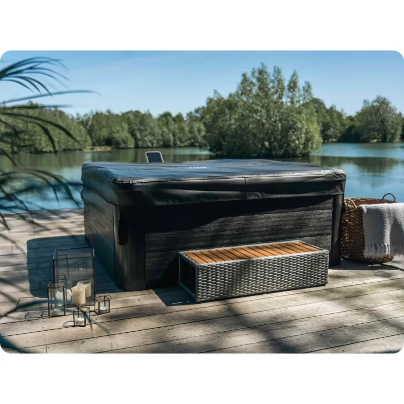 Aufblasbares SPA Oslo für 6 Personen, bequem und einfach im Garten zu verwenden
