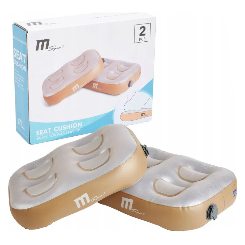 Aufblasbare Spa-Sitzauflage MSpa mit bequemer Abdeckung und ergonomischem Design