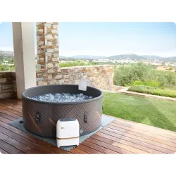 Bunte SPA Kopfstütze, ideal zum Entspannen in einem Whirlpool
