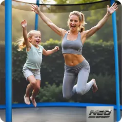 8ft Gartentrampolin, ideal für Unterhaltung und Fitness im Freien