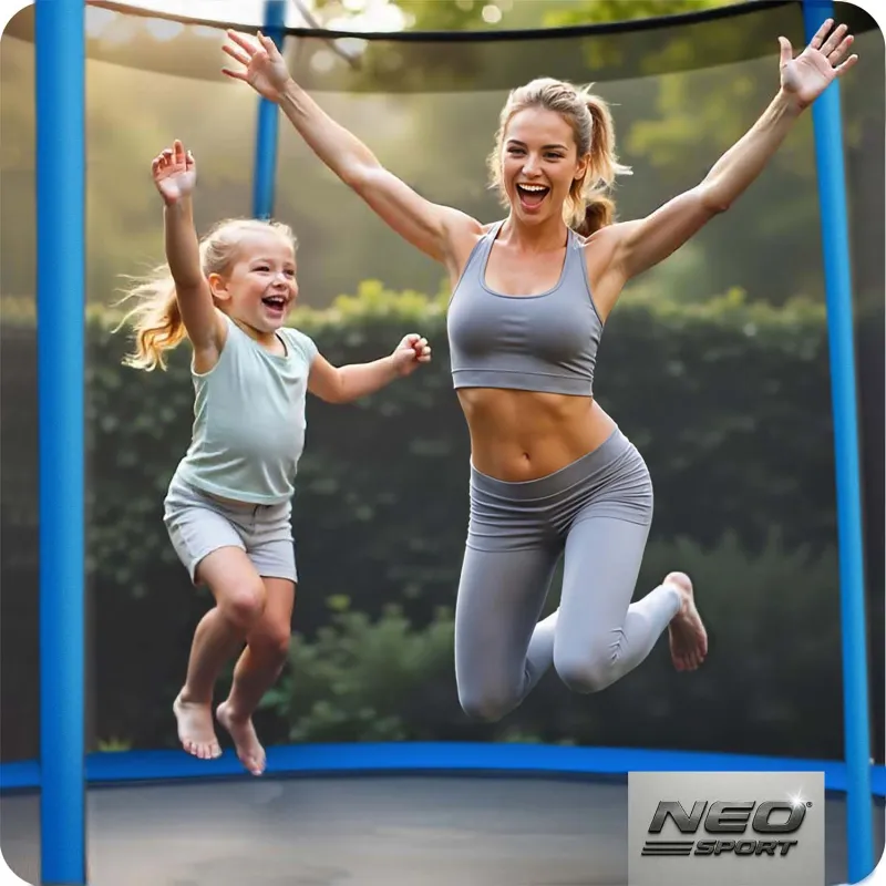 8ft Gartentrampolin, ideal für Unterhaltung und Fitness im Freien