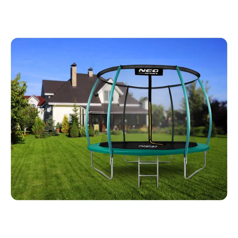 Bunte Gartentrampolin 8ft, ideal für Spaß im Freien