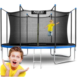 Gartentrampolin 13ft/404cm mit Innensicherheitsnetz und Leiter Neo-Sport