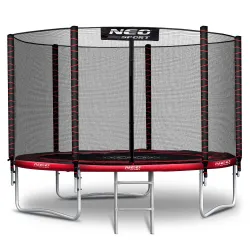 Gartentrampolin 8ft/252cm mit äußerem Sicherheitsnetz und Leiter Neo-Sport