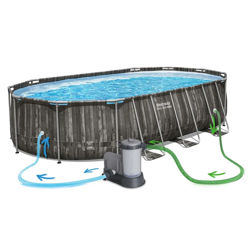 Gartenpool, perfekt zum Entspannen und Spielen an warmen Tagen
