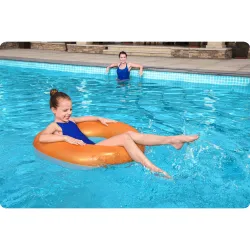 Großer Schwimmring 91 cm, bequem und sicher für Kinder