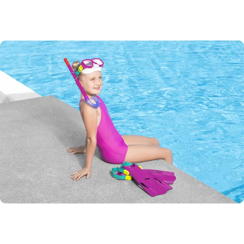 Bestway 25019 Tauchset, ideal für Familienurlaube am Wasser