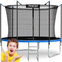 Neo-Sport Gartentrampolin 8ft/252cm mit Innennetz und Leiter
