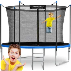 Neo-Sport Gartentrampolin 10ft/312cm mit Innennetz und Leiter