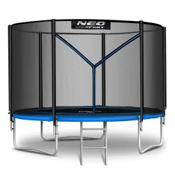 Gartentrampolin 6ft/183cm mit äußerem Netz und Leiter Neo-Sport