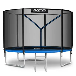 Gartentrampolin 8ft/252cm mit Außennetz und Leiter Neo-Sport