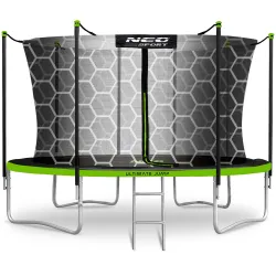 Gartentrampolin 14ft/435cm mit inneren Netz und Leiter Neo-Sport