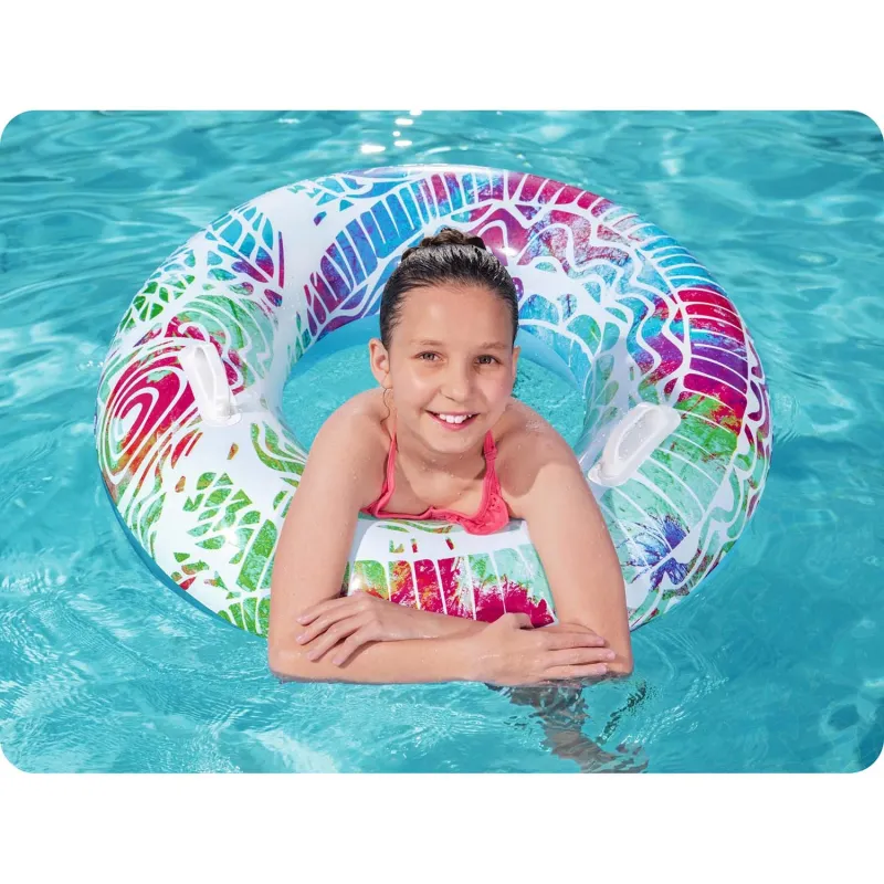 Roter Schwimmring 91 cm für Kinder, ideal für den Sommer