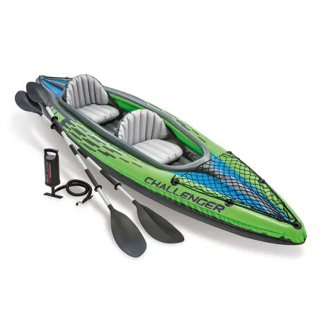 Zweimann-Kajak INTEX 68306, 351 x 76 x 38 cm, ideal für Wasserabenteuer