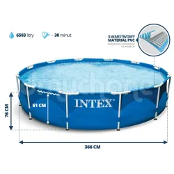 INTEX 28210 Gartenpool, aus strapazierfähigen Materialien für langanhaltende Nutzung
