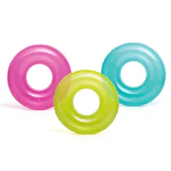 Blaues Schwimmring für Kinder mit einem Durchmesser von 76 cm aus strapazierfähigem PVC