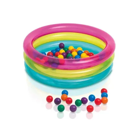 Aufblasbarer Bällebad 86 x 25 cm, ideal für Kinder, sicher und bunt