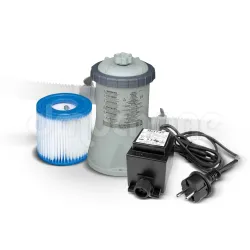 Filterpumpe für Pool + 12V Transformator 1250 l/h INTEX 28602GS