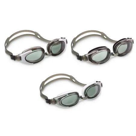 Sportliche Schwimmbrille INTEX 55685 in Grau, ideal für den Pool