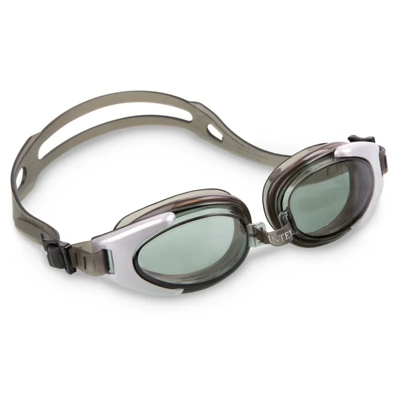 Sportliche Schwimmbrille INTEX 55685 in Grau, ideal für das Wassertraining
