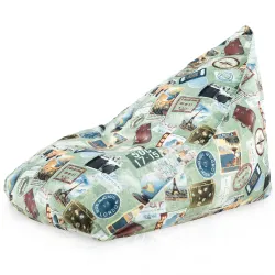 Überzug für Sitzsack Bermuda - Premium Drucke
