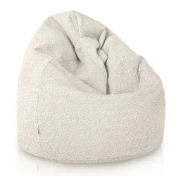 Überzug für Sitzsack Kinder L - Teddy-Bouclé