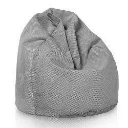 Überzug für Sitzsack Kinder - Struktur-Velours Dot