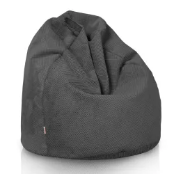 Überzug für Sitzsack Kinder - Struktur-Velours Dot