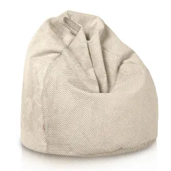 Überzug für Sitzsack Kinder - Struktur-Velours Dot