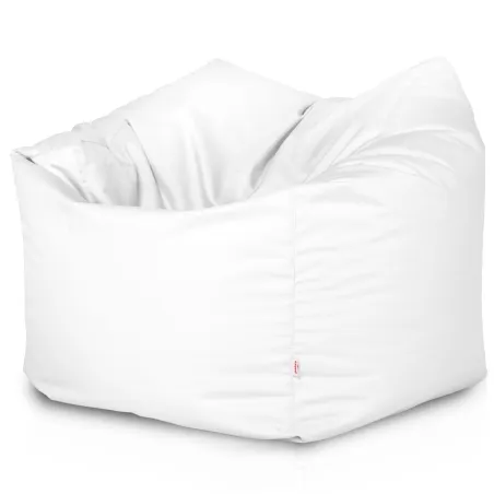 Weißer Sitzsack Amalfi, wasserfest für den Außenbereich