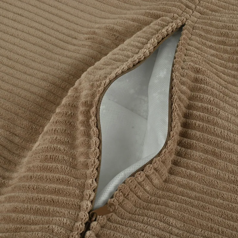 Cord-Sitzsack mit Rückenlehne für Erwachsene XXL