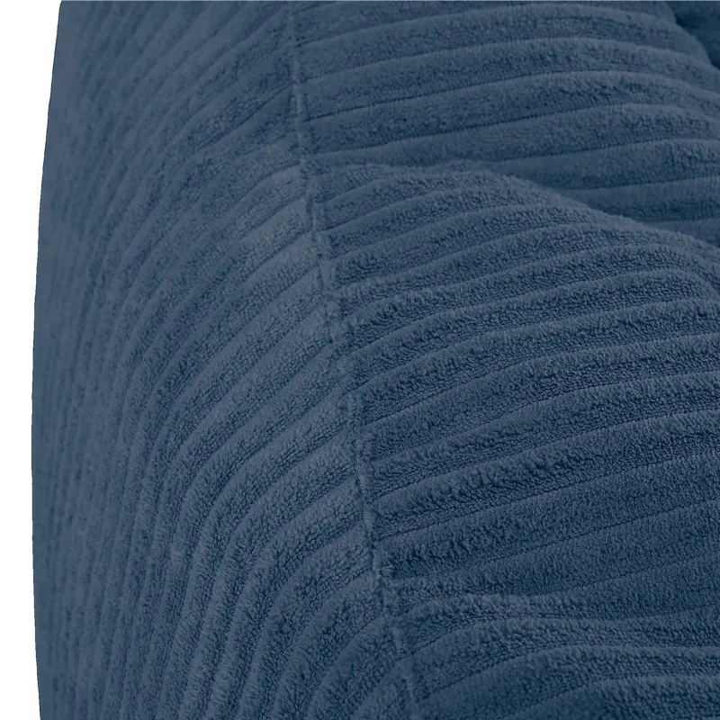 Cord-Sitzsack mit Rückenlehne für Erwachsene XXL