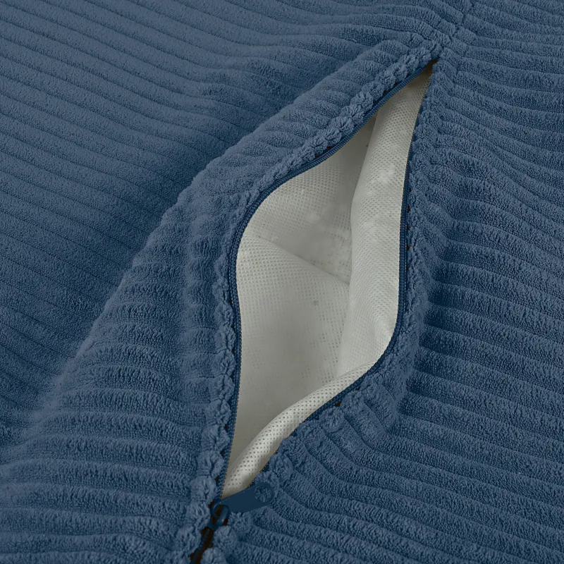 Cord-Sitzsack mit Rückenlehne für Erwachsene XXL