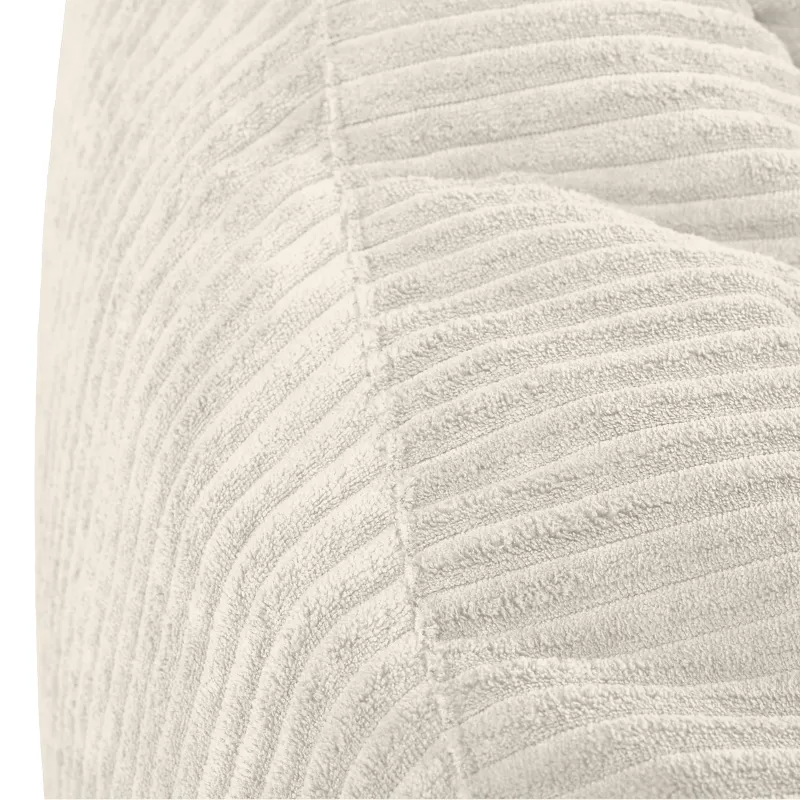 Cord-Sitzsack mit Rückenlehne für Erwachsene XXL