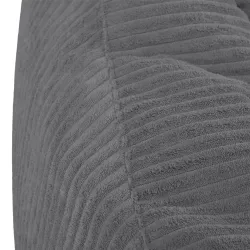Cord-Sitzsack mit Rückenlehne für Erwachsene XXL