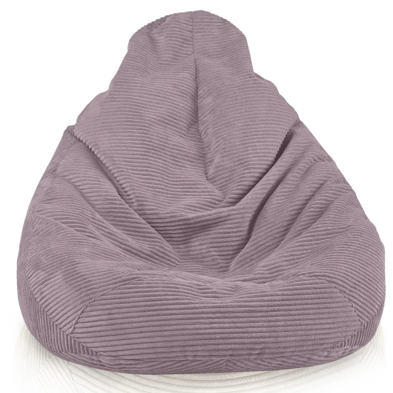 Cord-Sitzsack mit Rückenlehne für Erwachsene XXL