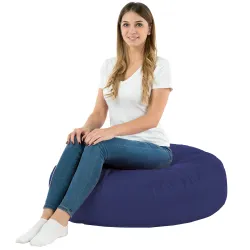 Bodenkissen Rund Monaco 90 cm Kunstleder | Italpouf