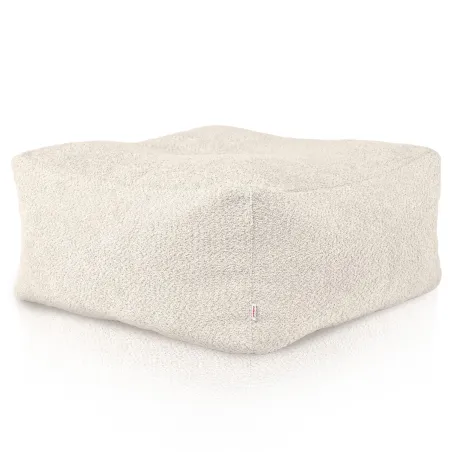 Sitzhocker Florenz Teddy-Bouclé | Italpouf