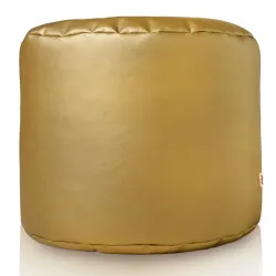 Pouf Runder Sitzhocker Zylinder - Kunstleder