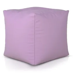 Pouf Sitzwürfel Quadratisch - Kunstleder