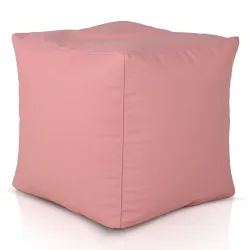 Pouf Sitzwürfel Quadratisch - Kunstleder
